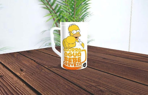 Mug Cervecero Personalizado - Vidrio Opalizado 15oz   yachay