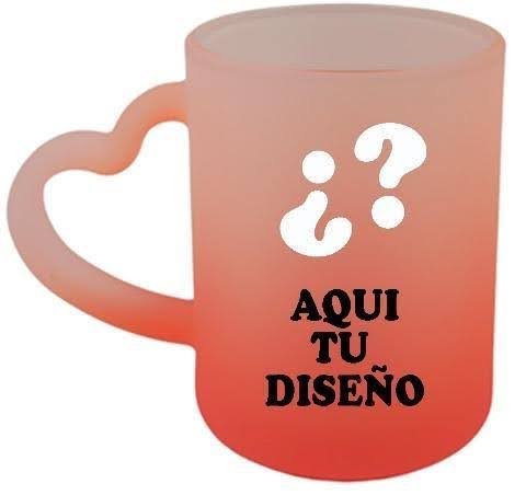 Mug Oreja Corazón Opalizado - Personalizable