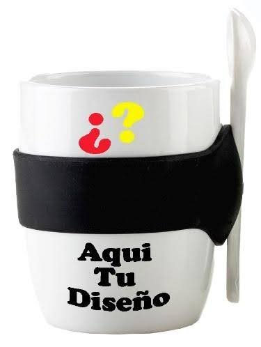 Vaso Cónico Siliconado con Cuchara - Diseño Práctico y Estilizado (11 oz) yachay