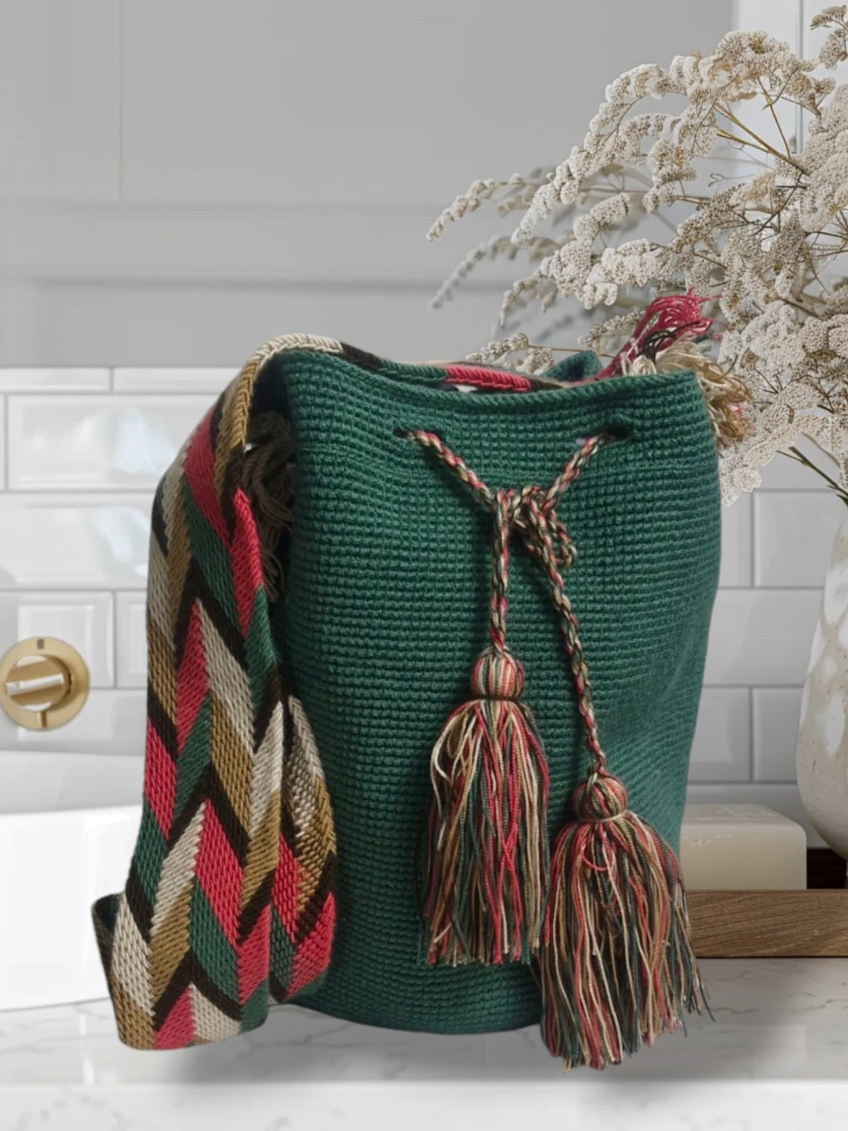 Mochila Wayuu Esmeralda Andina yachay