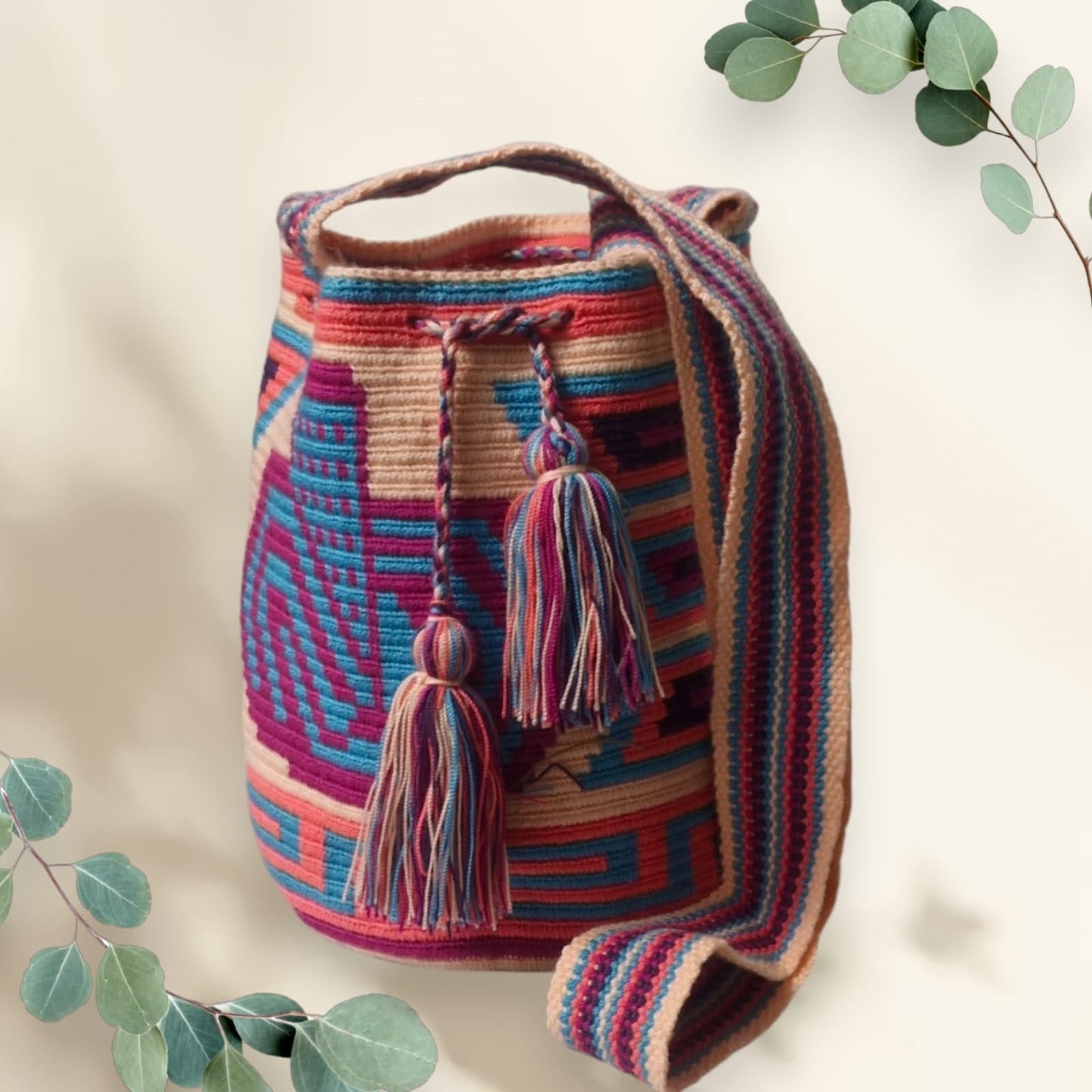 Mochila Wayuu Fiesta de Colores yachay