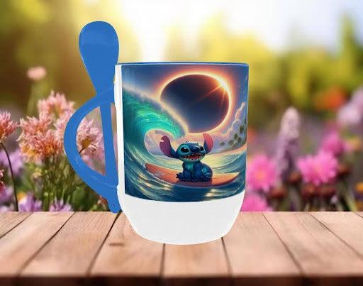 Mug Personalizado con Cuchara - 11 oz yachay